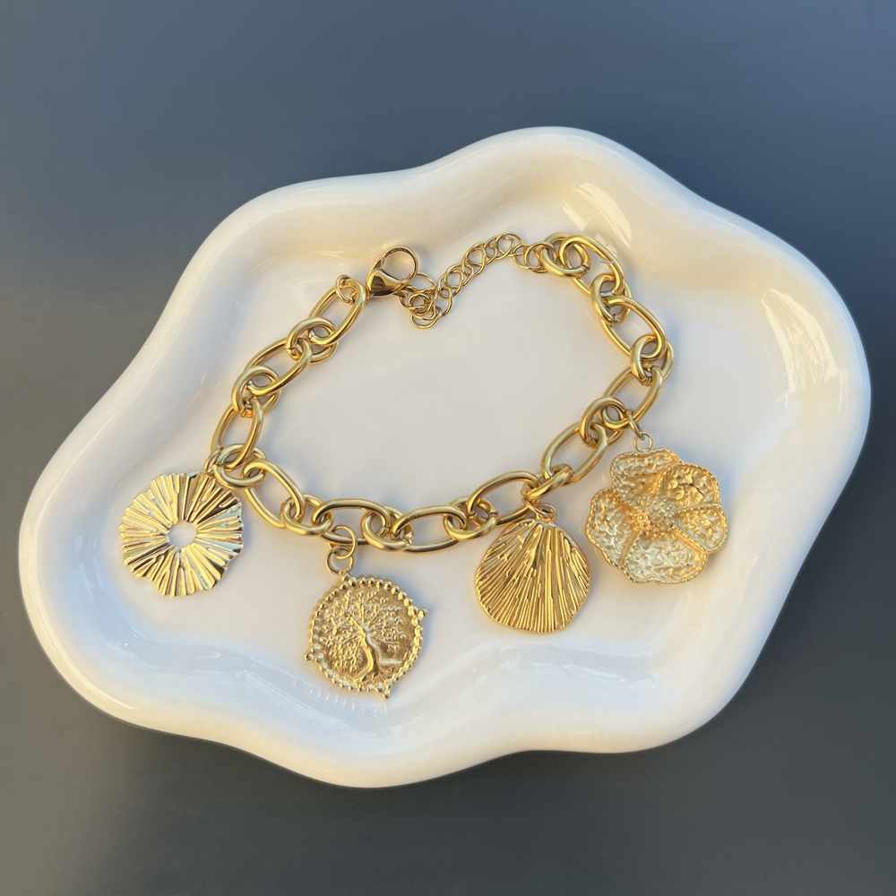 bracelet athènes acier inoxydable
