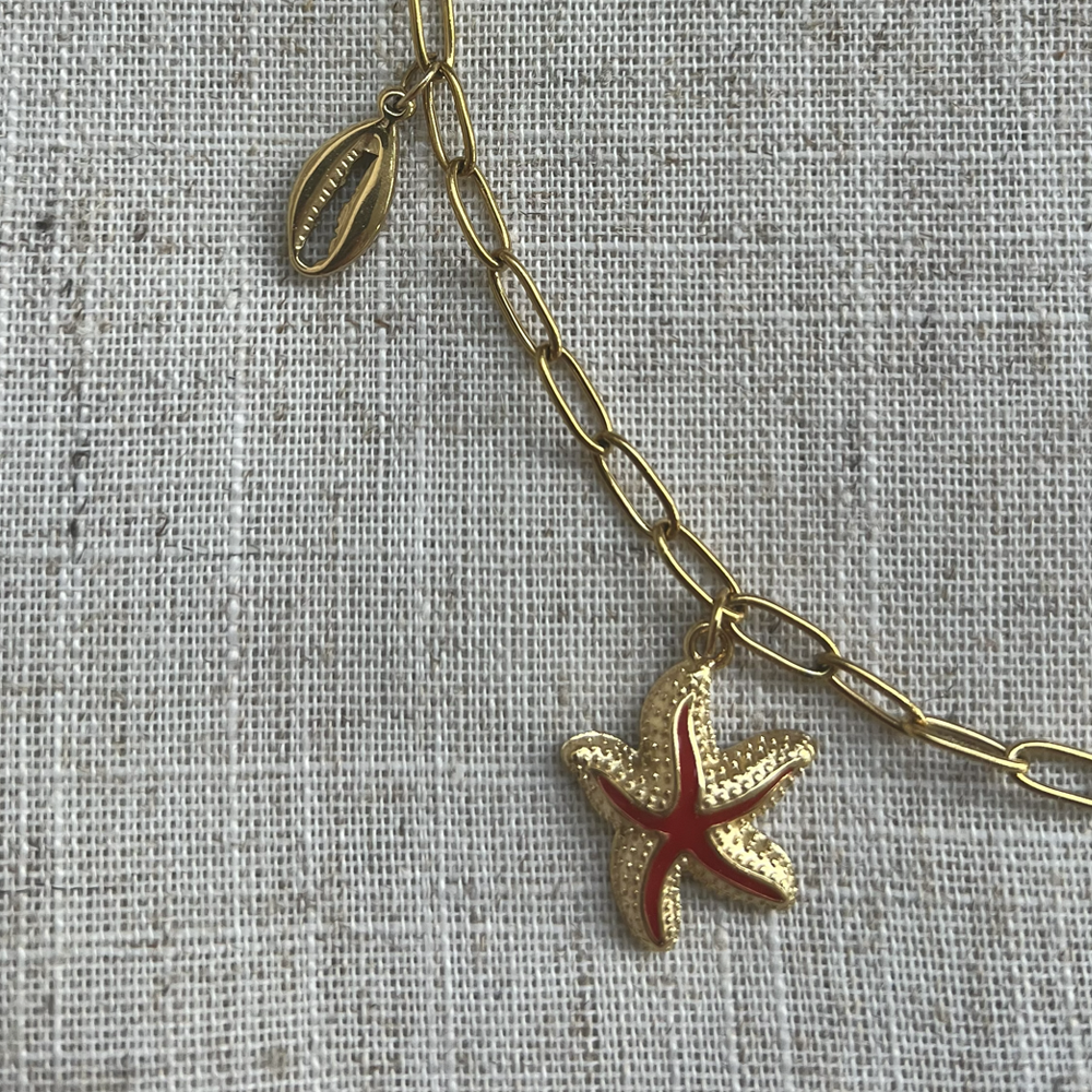 collier calvi en acier inoxydable zoom 1
