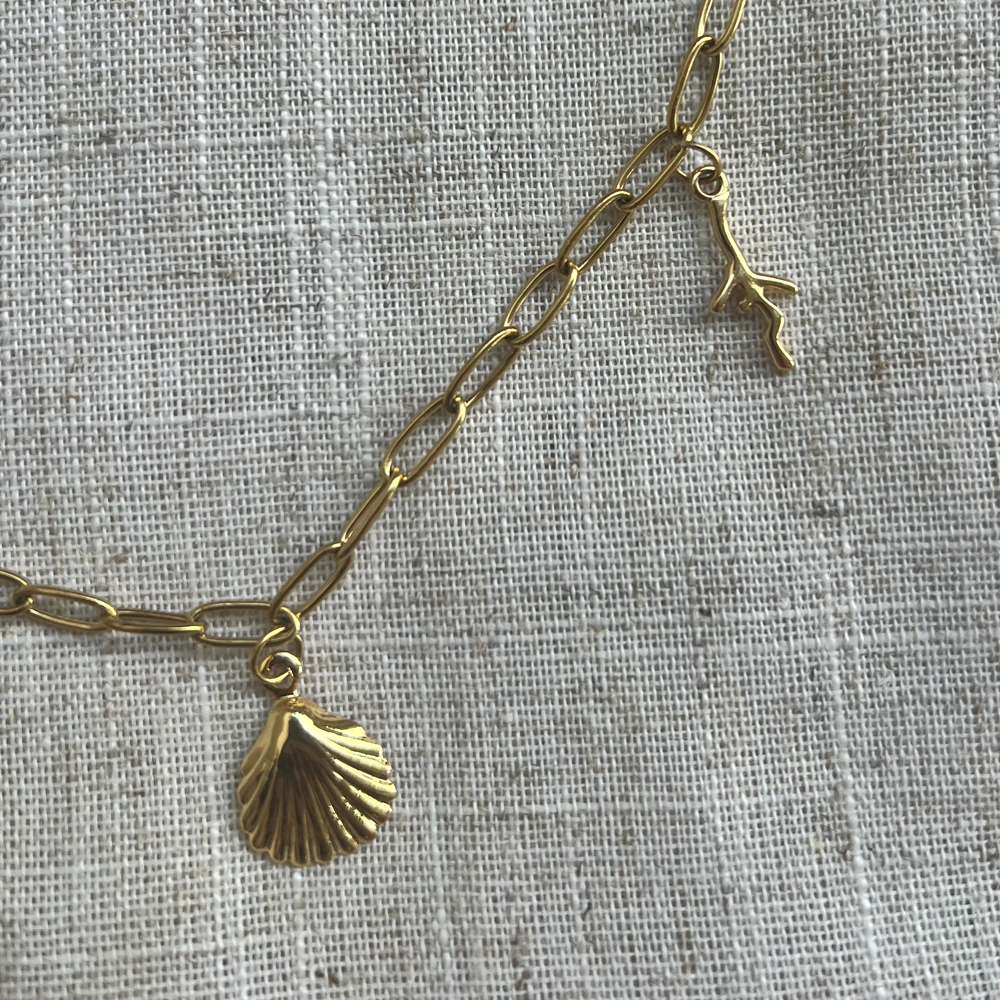 collier calvi en acier inoxydable zoom 2